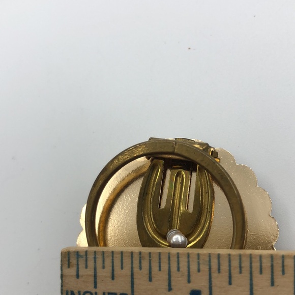 W. Germany Filigree Scarf Jewelry. Elegant and rare find. VTG - Picture 5 of 6